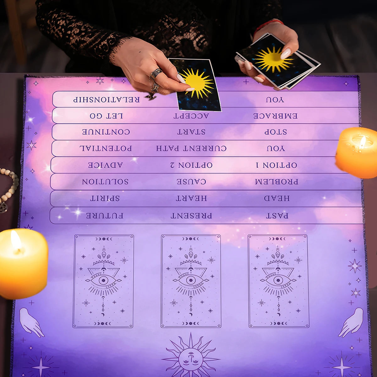 Celtic Cross Tarot Altar Cloth