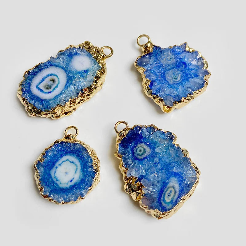 Irregular Druzy Agate Pendant