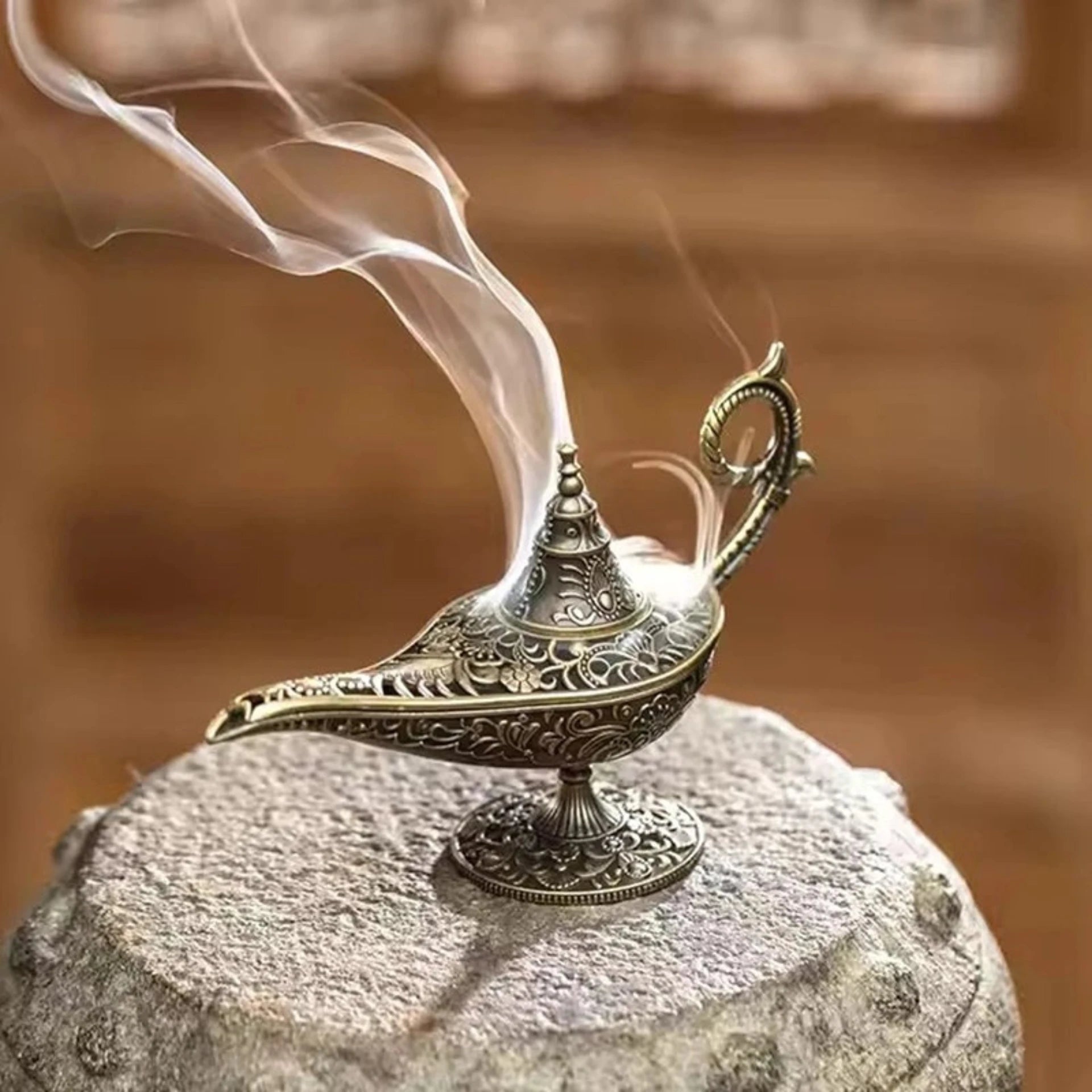 Antique-Style Arabic Incense Burner Lamp