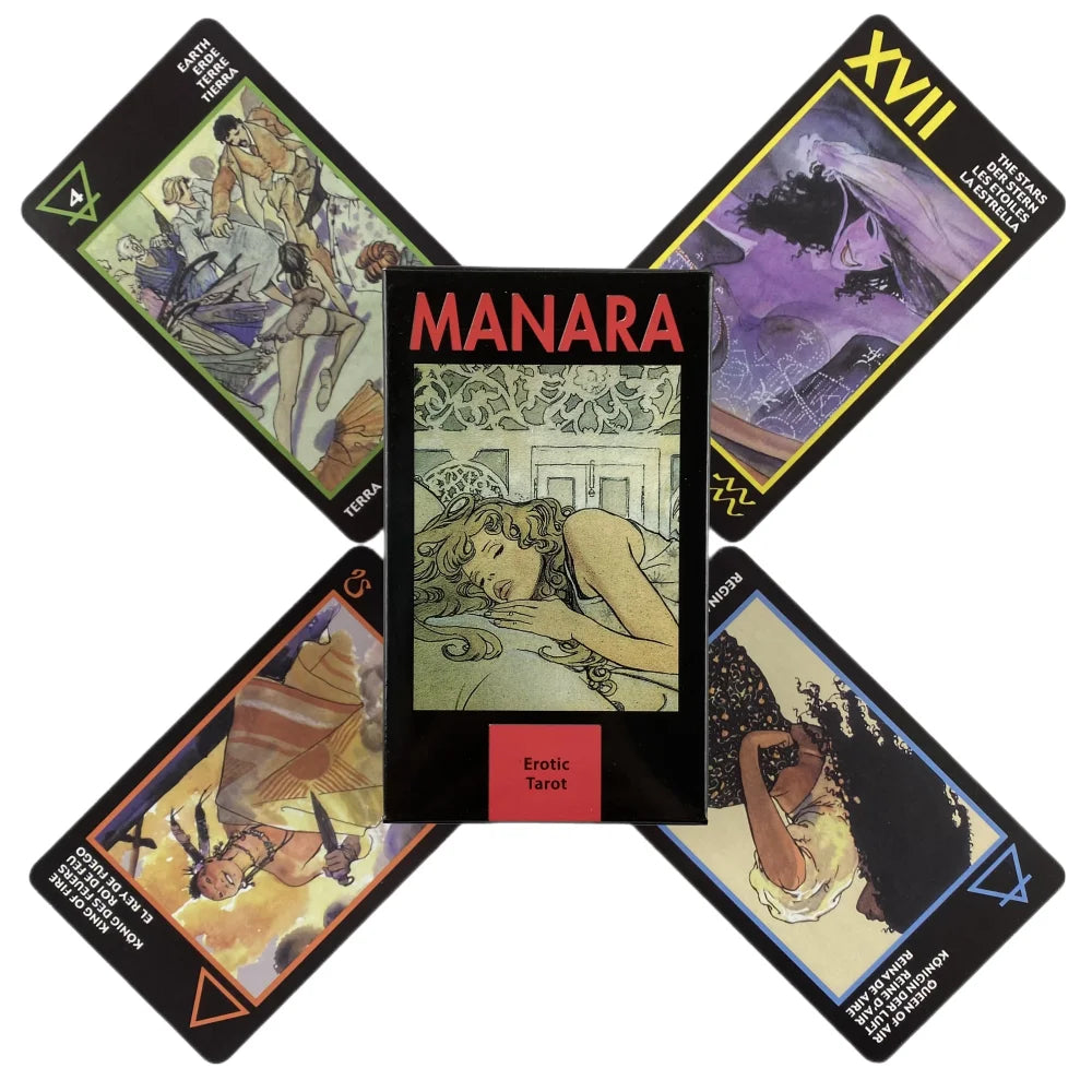 Tarot Deck in English with Meanings on Cards