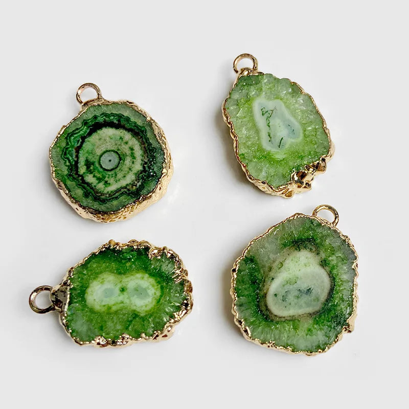 Irregular Druzy Agate Pendant