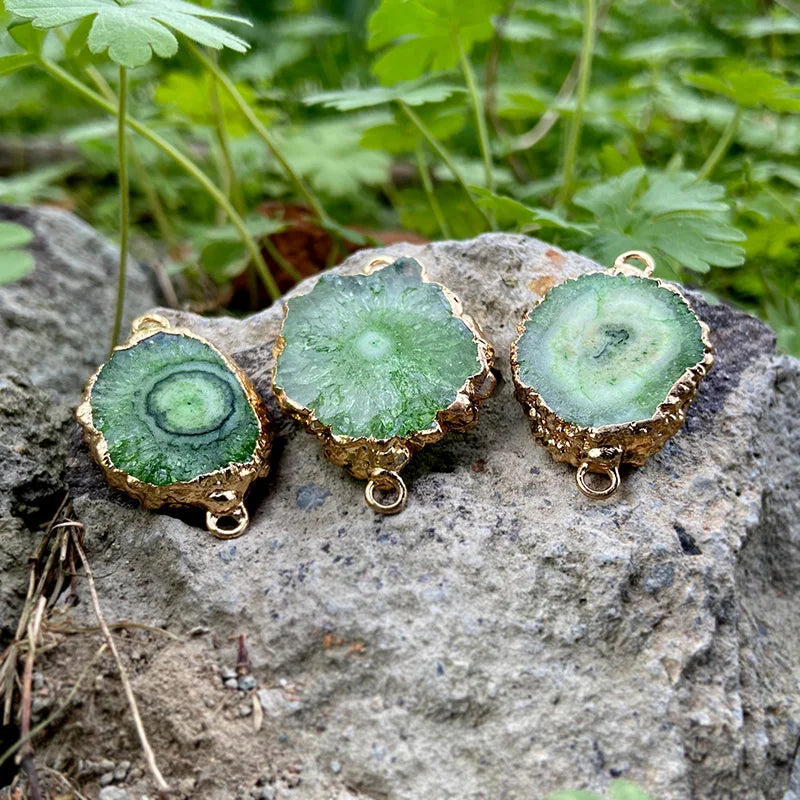 Irregular Druzy Agate Pendant