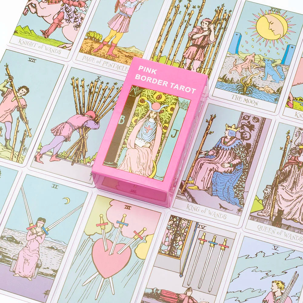 Pink Border Tarot Deck