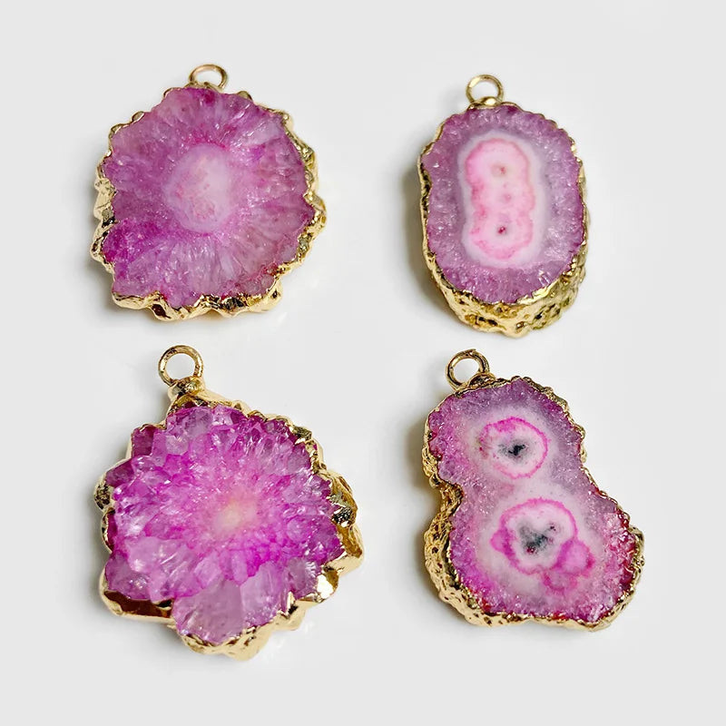 Irregular Druzy Agate Pendant