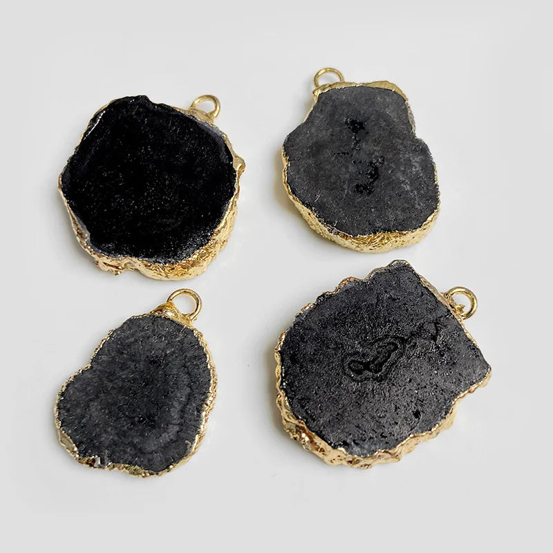 Irregular Druzy Agate Pendant