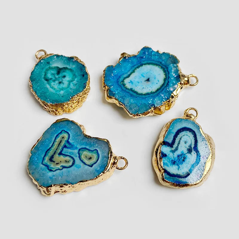 Irregular Druzy Agate Pendant