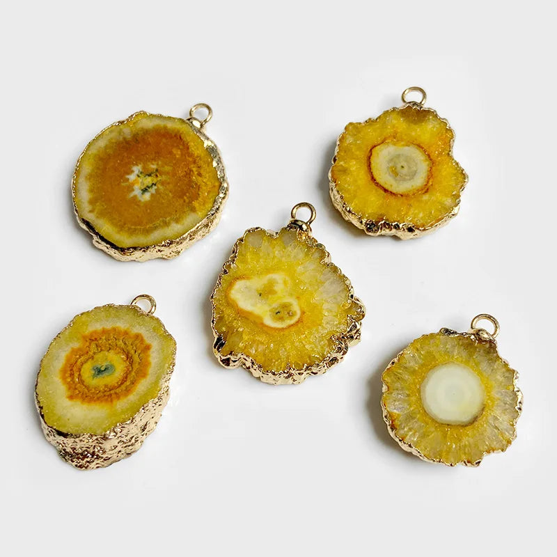 Irregular Druzy Agate Pendant