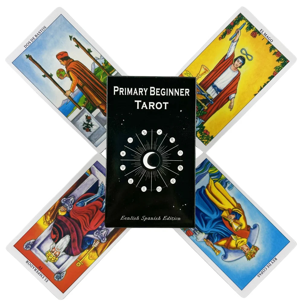 Tarot Deck in English with Meanings on Cards