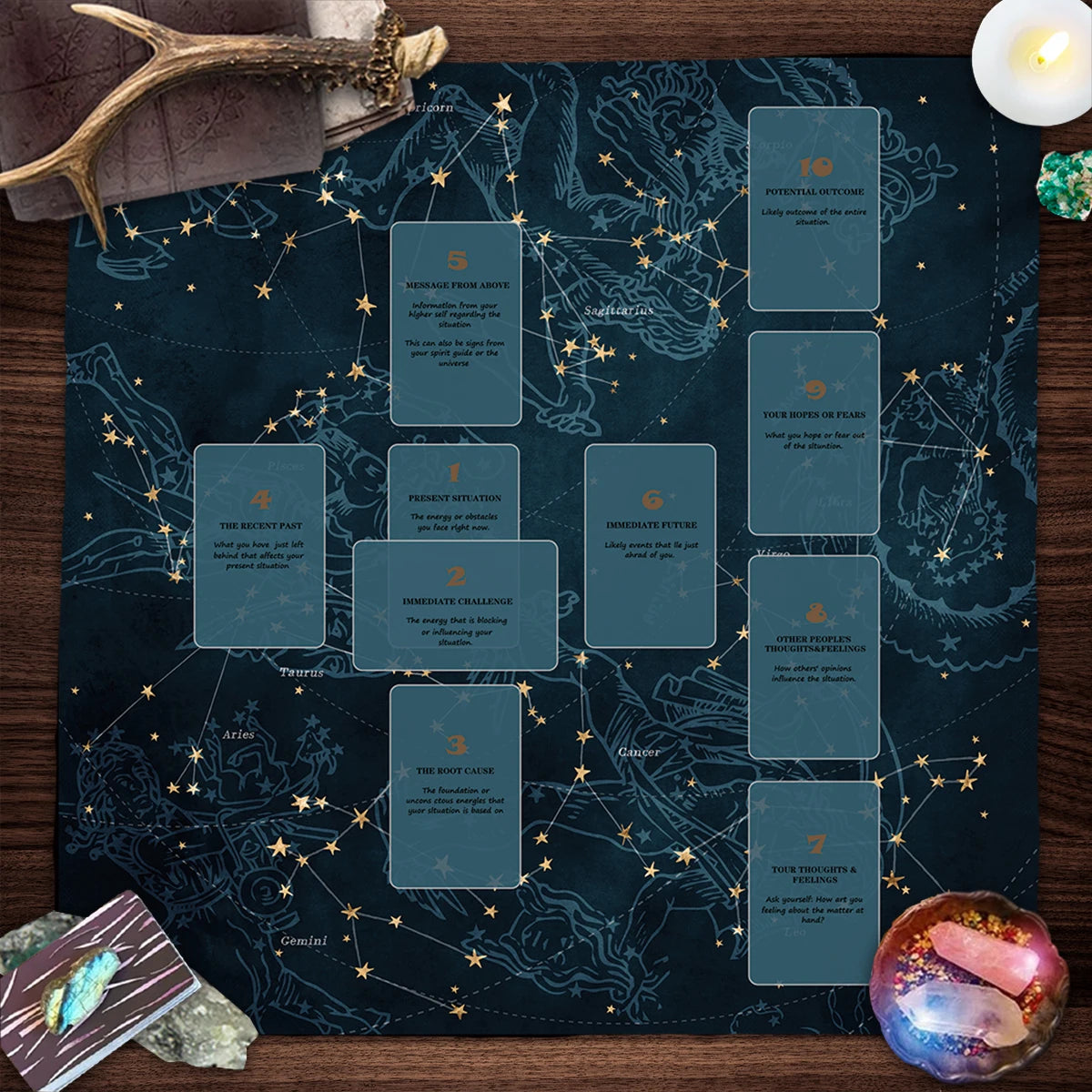 Celtic Cross Tarot Altar Cloth