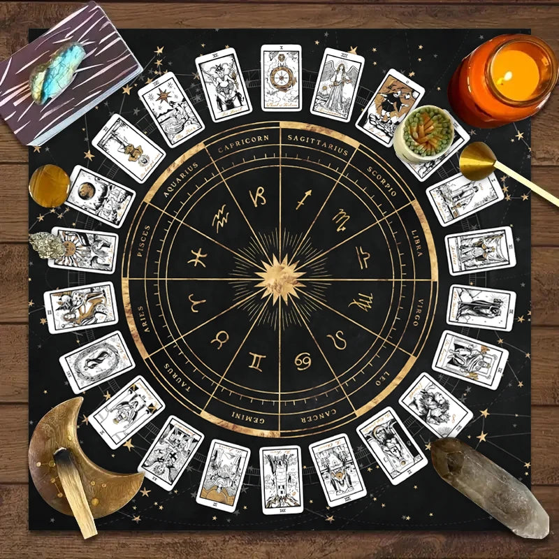 Zodiac Tarot Tablecloth
