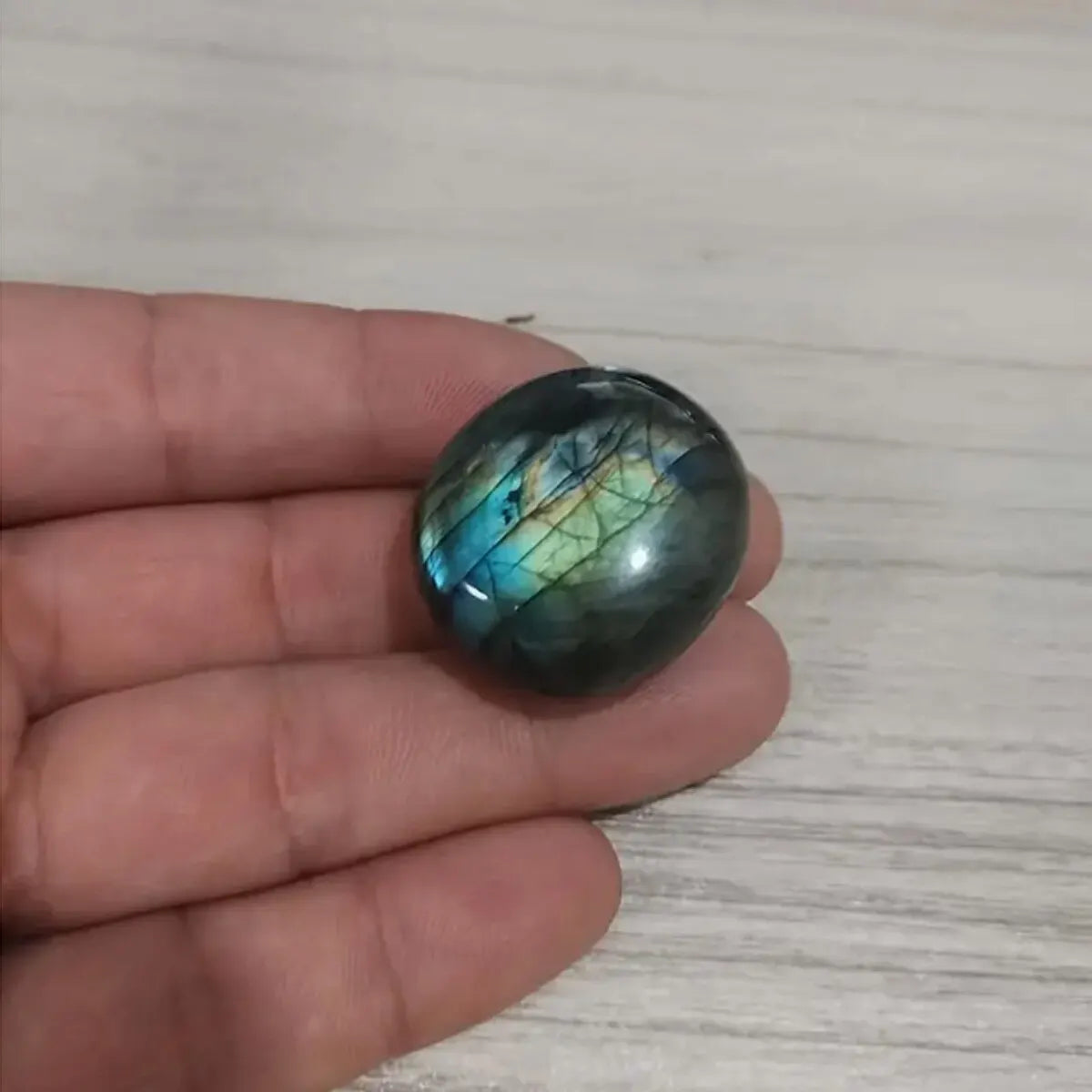 Natural Labradorite Palm Stones