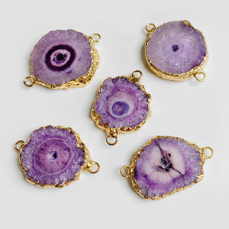 Irregular Druzy Agate Pendant