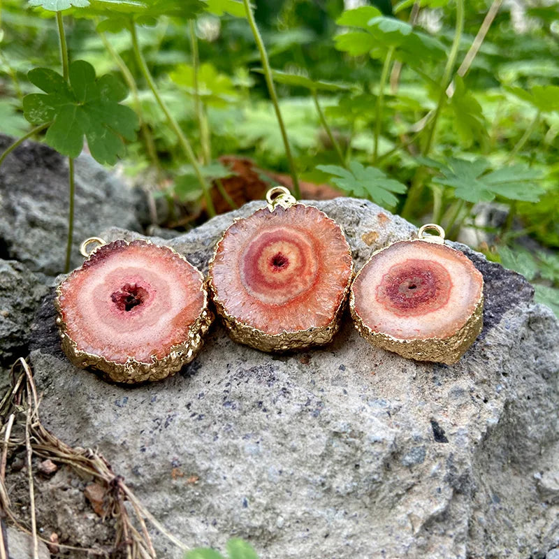 Irregular Druzy Agate Pendant