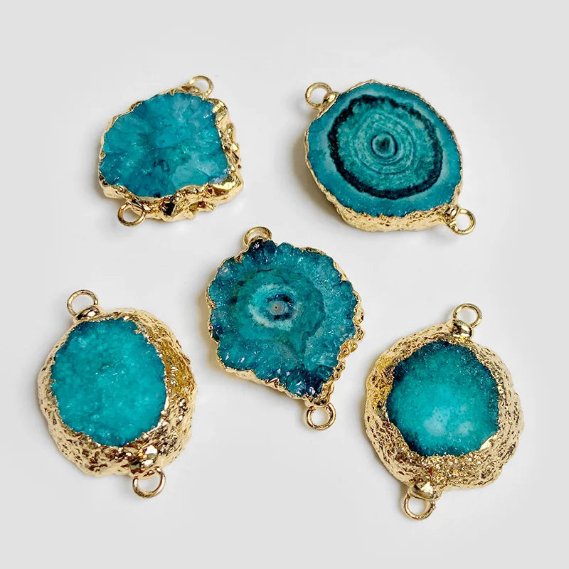 Irregular Druzy Agate Pendant