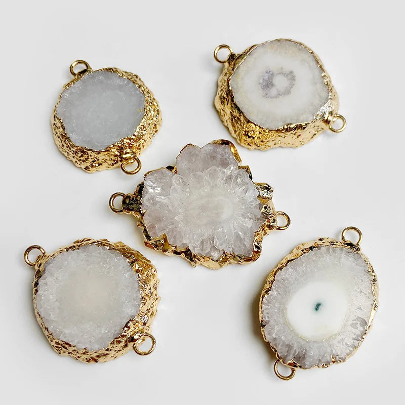 Irregular Druzy Agate Pendant