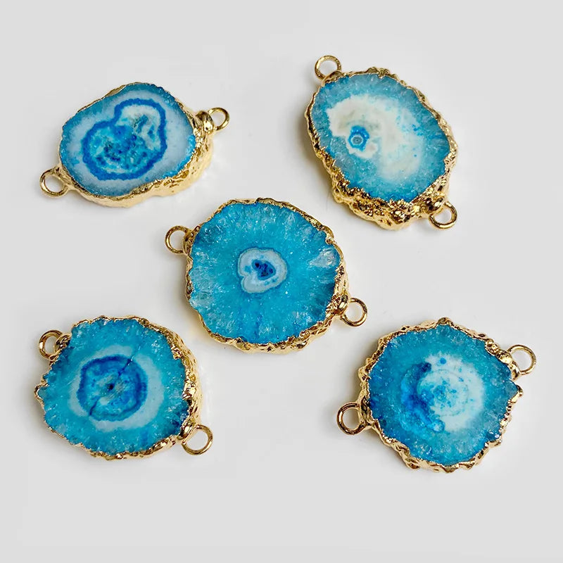 Irregular Druzy Agate Pendant