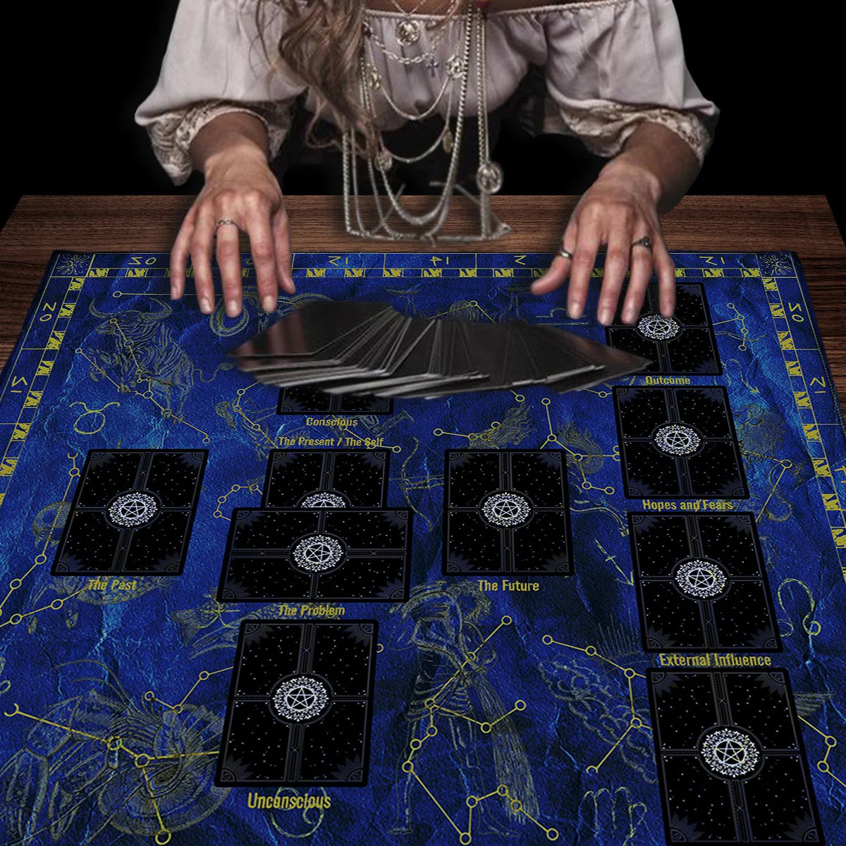 Celtic Cross Tarot Altar Cloth