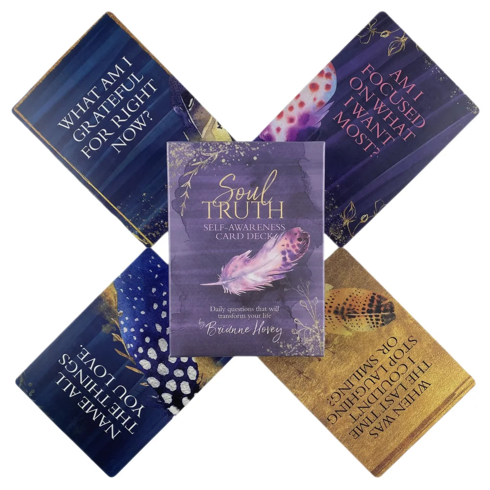 Tarot Deck in English with Meanings on Cards