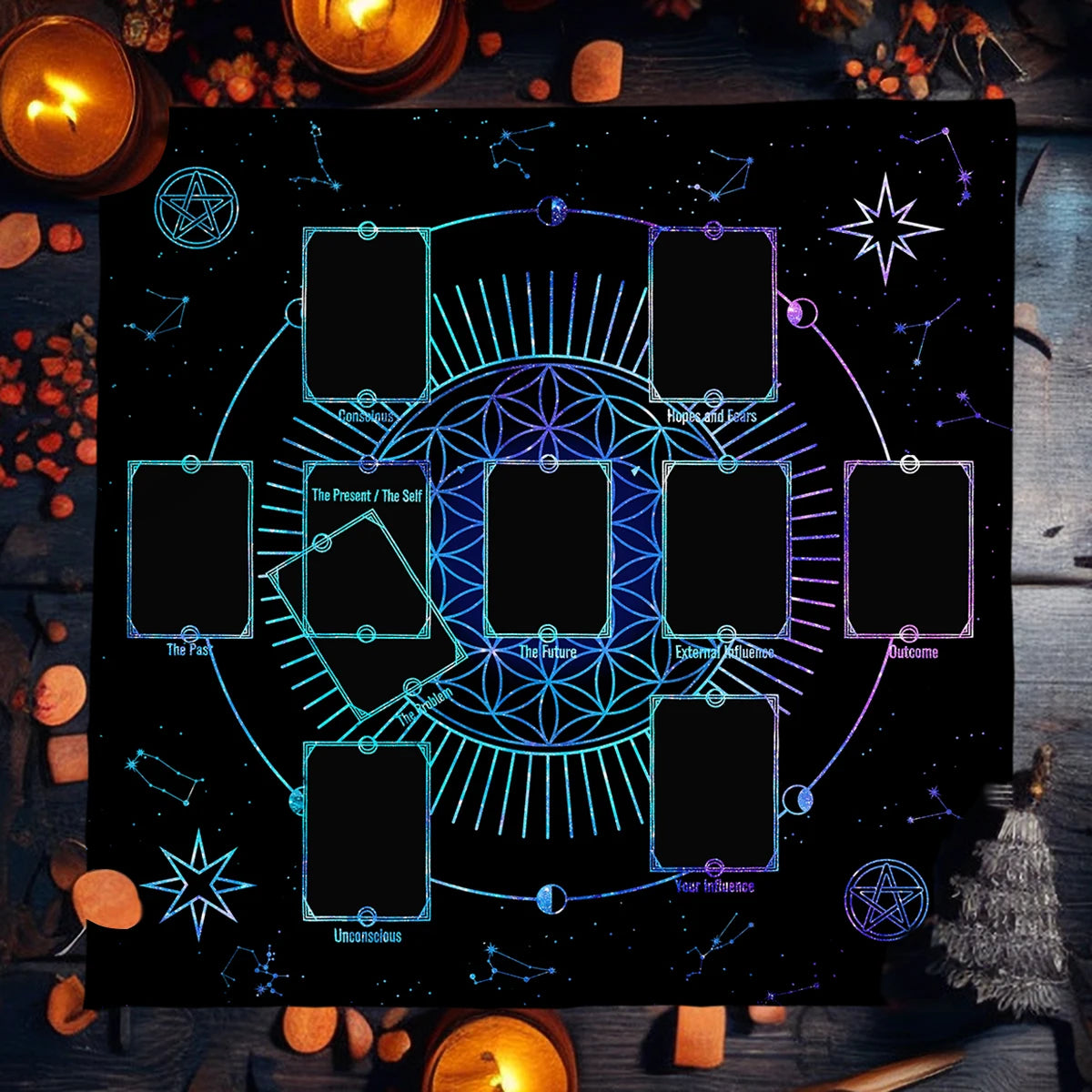 Celtic Cross Tarot Altar Cloth