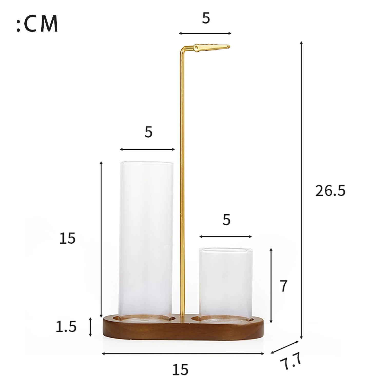 2-in-1 Incense Holder with Removable Glass Ash Catcher