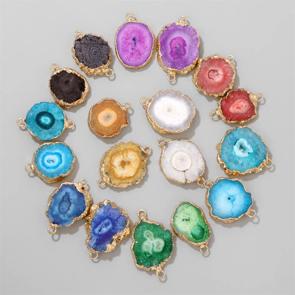 Irregular Druzy Agate Pendant