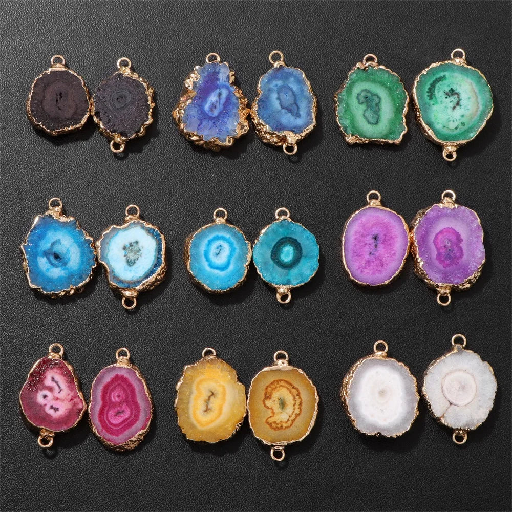 Irregular Druzy Agate Pendant