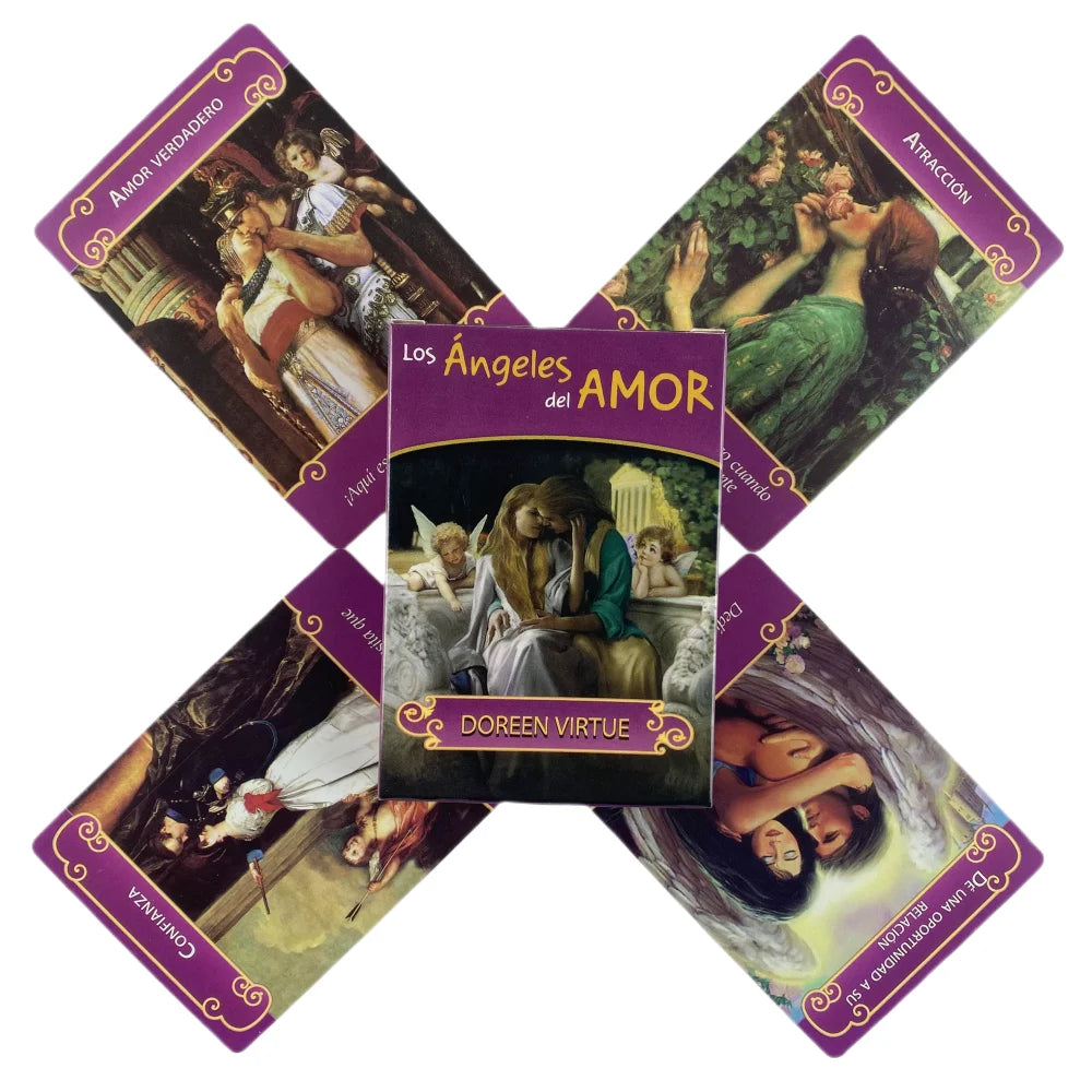 Tarot Deck in English with Meanings on Cards