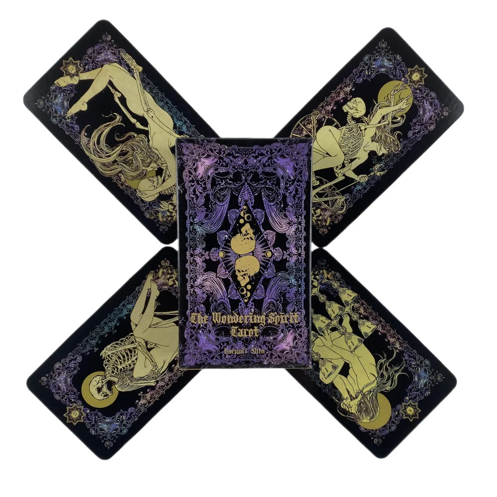 Tarot Deck in English with Meanings on Cards