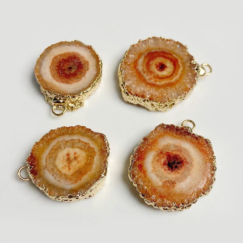 Irregular Druzy Agate Pendant